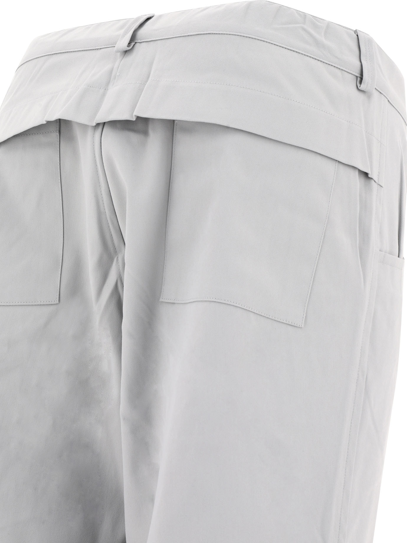 GR10K Grey Tech Canvas trousers